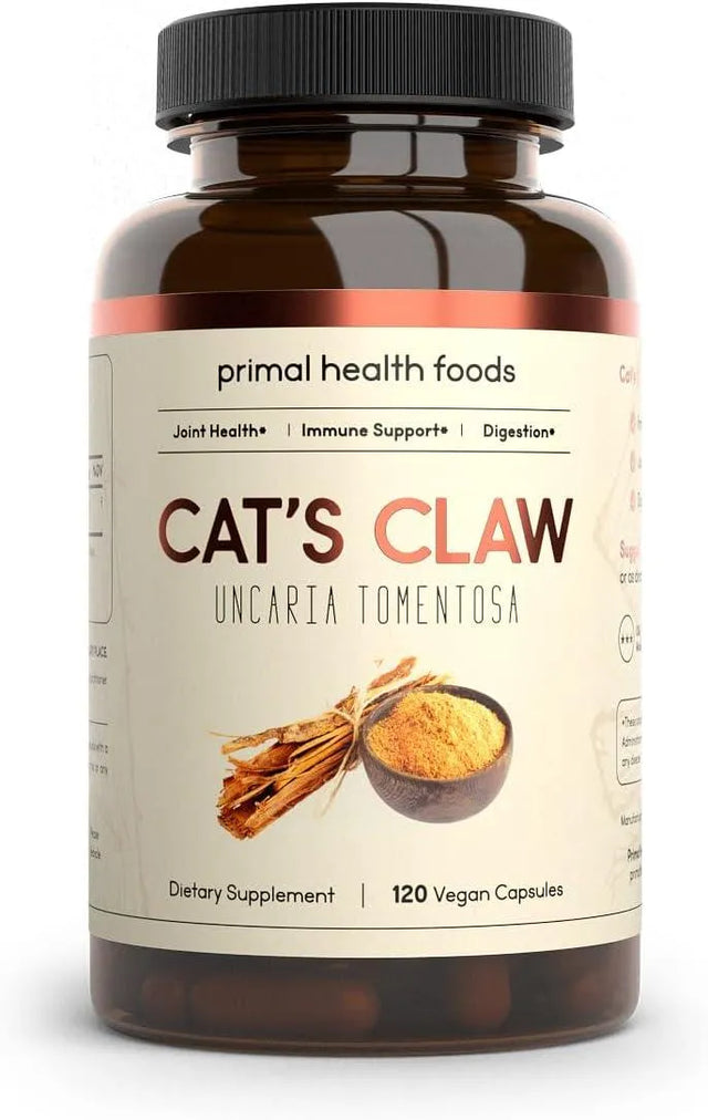 PRIMAL HEALTH FOODS - Primal Health Foods Organic Cat's Claw 1000Mg. 120 Capsulas - The Red Vitamin MX - Suplementos Alimenticios - {{ shop.shopifyCountryName }}