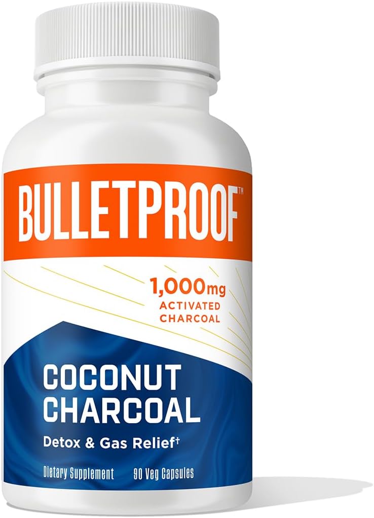 Bulletproof Coconut Charcoal 90 Capsulas