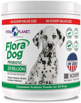 VITAL PLANET - Vital Planet Flora Dog Probiotic Powder 60 Servicios 222Gr. - The Red Vitamin MX - Probióticos Para Perros - {{ shop.shopifyCountryName }}