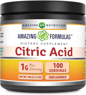 Amazing Formulas Citric Acid Powder 100Gr.