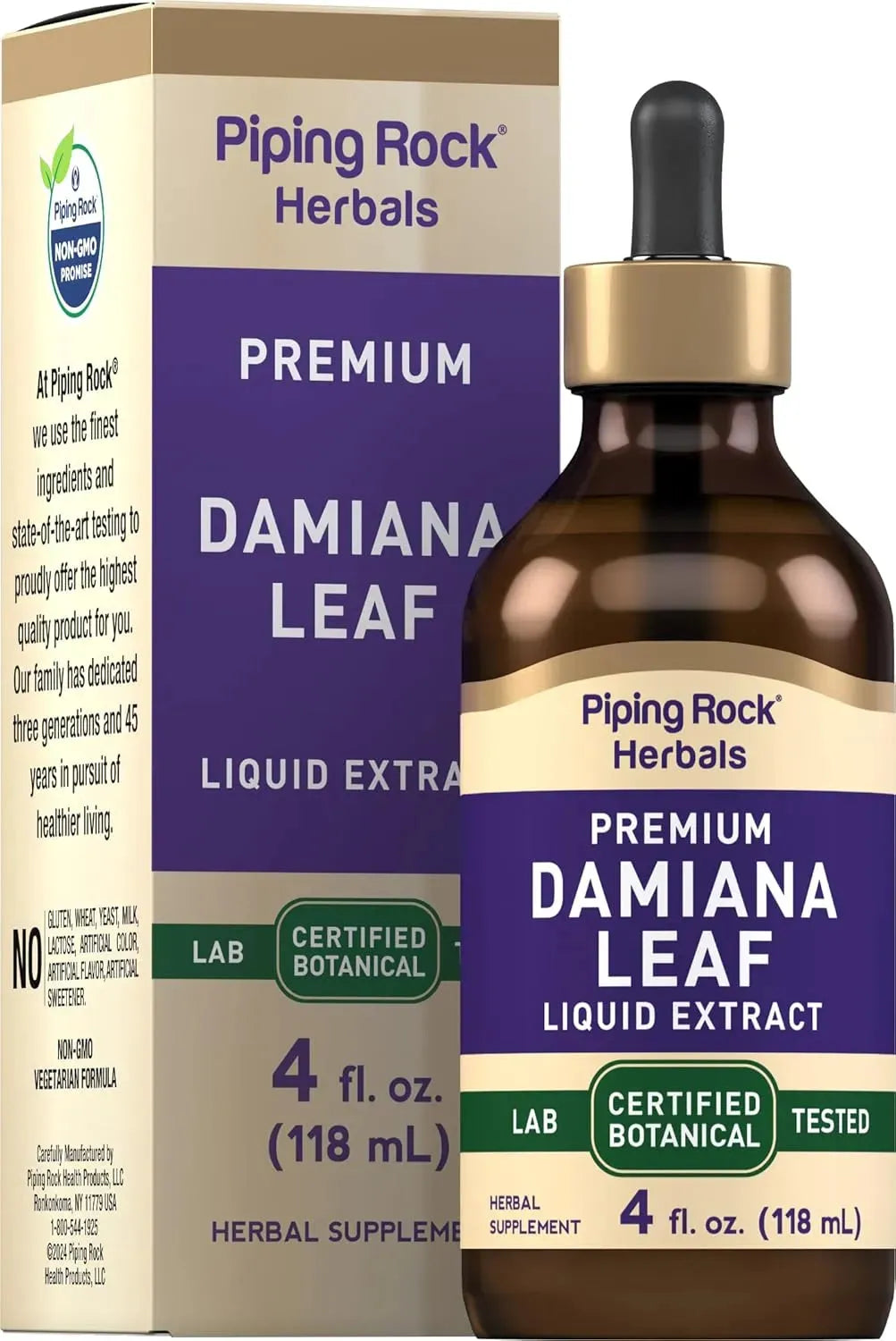 PIPING ROCK - Piping Rock Damiana Leaf Tincture 4 Fl.Oz. - The Red Vitamin MX - Suplementos Alimenticios - {{ shop.shopifyCountryName }}