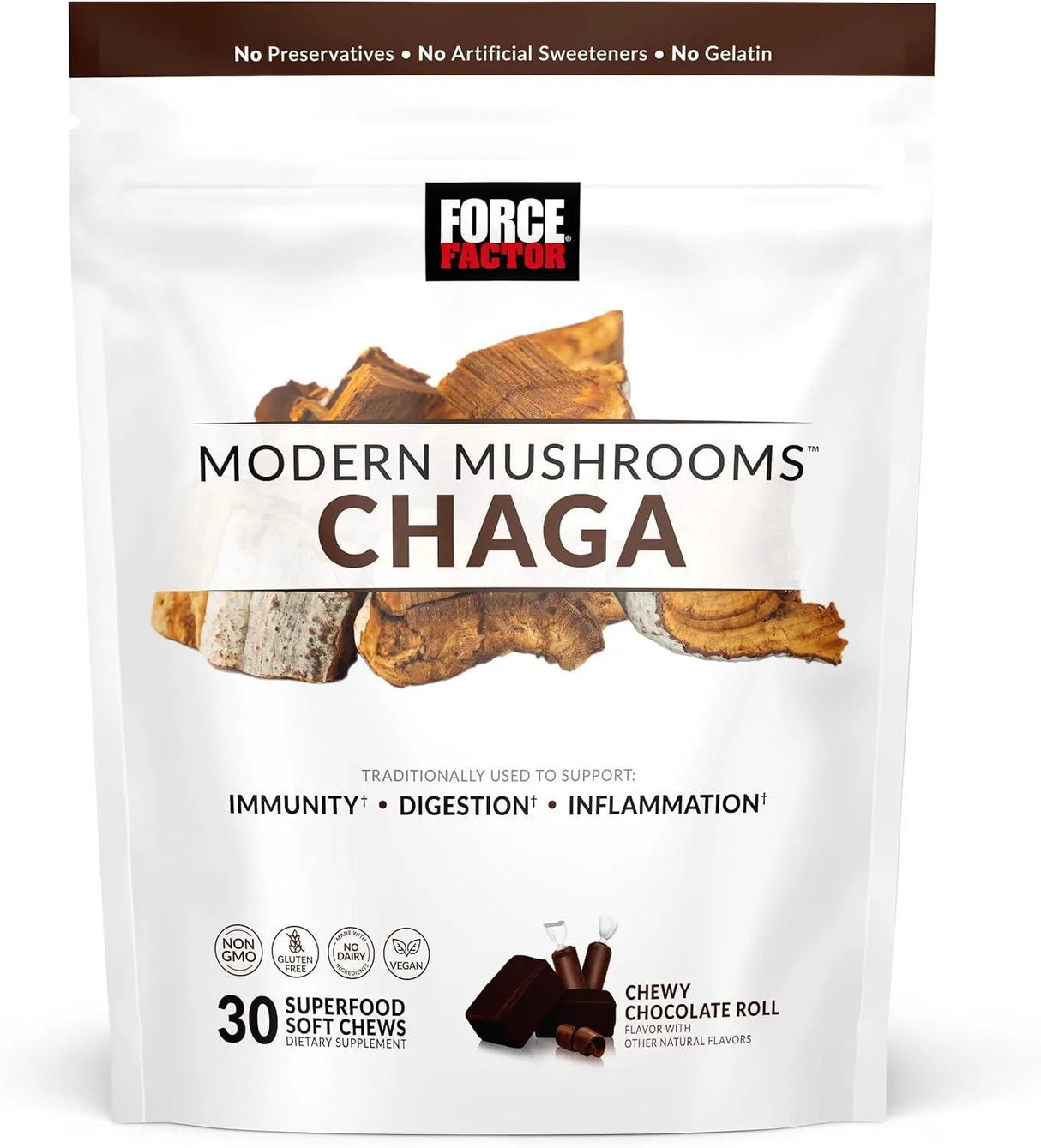 FORCE FACTOR - FORCE FACTOR Modern Mushrooms Soft Chews 30 Masticables - The Red Vitamin MX - Suplementos Alimenticios - {{ shop.shopifyCountryName }}