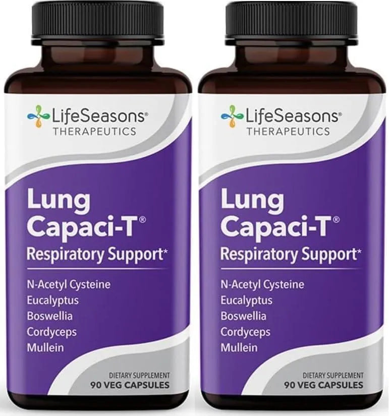 LIFE SEASONS - LifeSeasons Lung Capaci-T - Respiratory Support 90 Capsulas 2 Pack - The Red Vitamin MX - Suplementos Alimenticios - {{ shop.shopifyCountryName }}