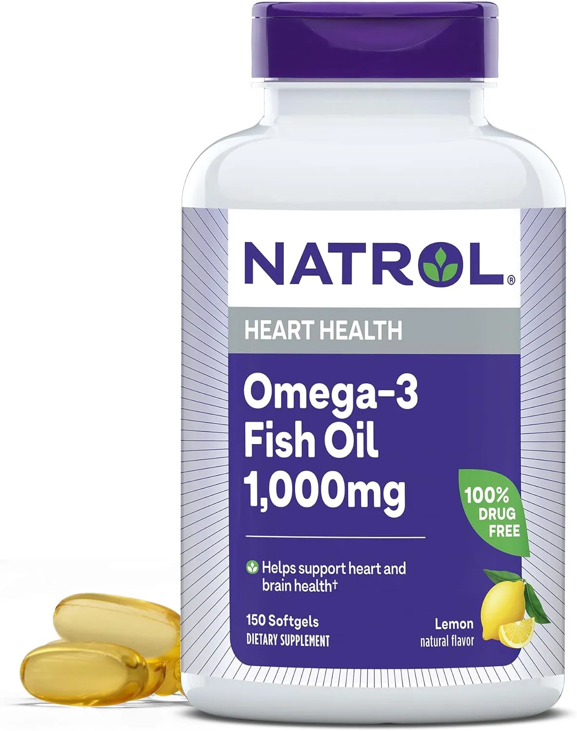 NATROL - Natrol Omega-3 Purified Fish Oil 1000Mg. 150 Capsulas Blandas - The Red Vitamin MX - Suplementos Alimenticios - {{ shop.shopifyCountryName }}