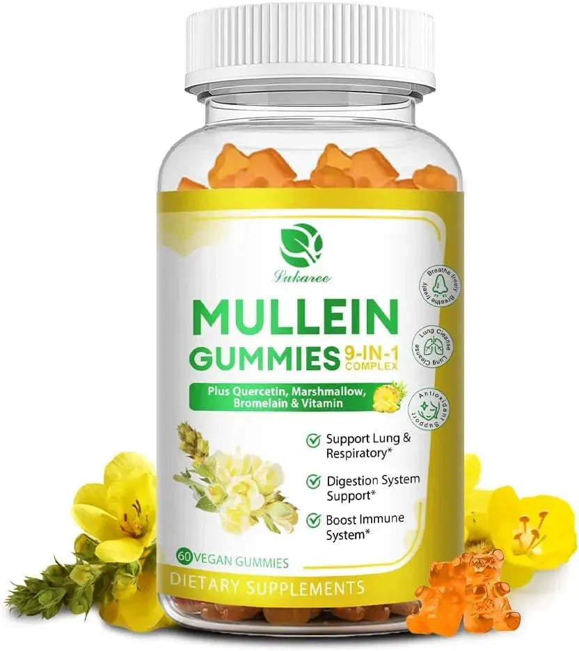 LUKAREE - Lukaree 9 in 1 Mullein Gummies 60 Gomitas - The Red Vitamin MX - Suplementos Alimenticios - {{ shop.shopifyCountryName }}