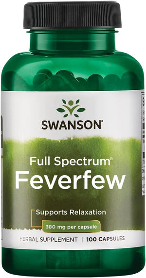 Swanson Feverfew 380Mg. 100 Capsulas