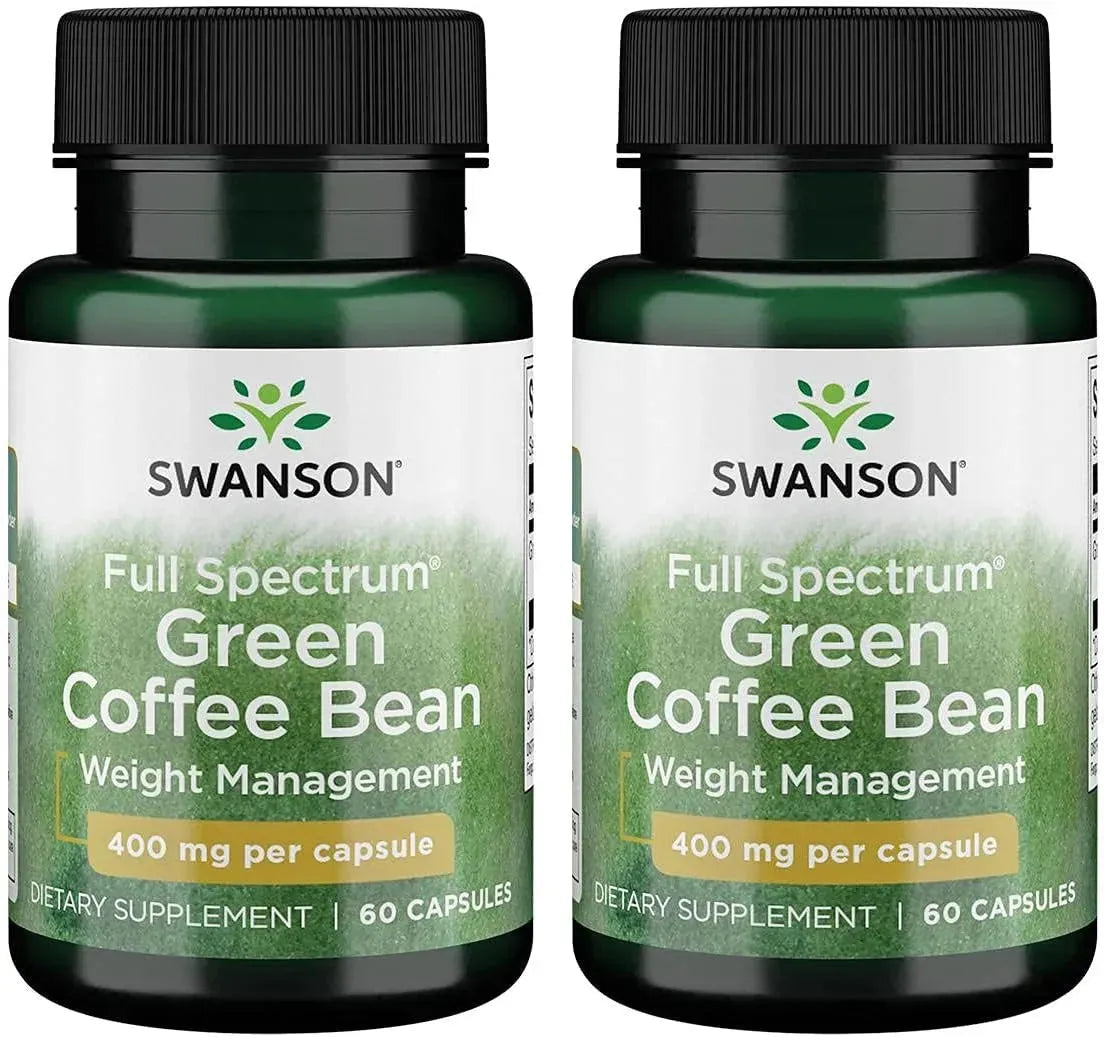 SWANSON - Swanson Full Spectrum Green Coffee Bean 400Mg. 60 Capsulas 2 Pack - The Red Vitamin MX - Suplementos Alimenticios - {{ shop.shopifyCountryName }}