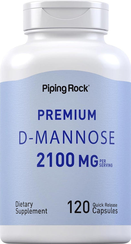 PIPING ROCK - Piping Rock D-Mannose 2100Mg. 120 Capsulas - The Red Vitamin MX - Suplementos Alimenticios - {{ shop.shopifyCountryName }}