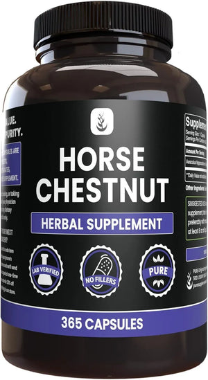 PURE ORIGINAL INGREDIENTS - PURE ORIGINAL INGREDIENTS Horse Chestnut 365 Capsulas - The Red Vitamin MX - Suplementos Alimenticios - {{ shop.shopifyCountryName }}