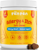 PENPEN Dog Allergy Relief Chews Peanut Butter 180 Masticables