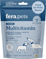 Fera Pet Organics Multivitamin Goat Milk Cat & Dog 60 Servicios 180Gr.