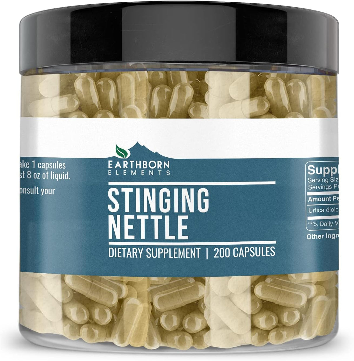 Earthborn Elements Stinging Nettle Leaf 200 Capsulas