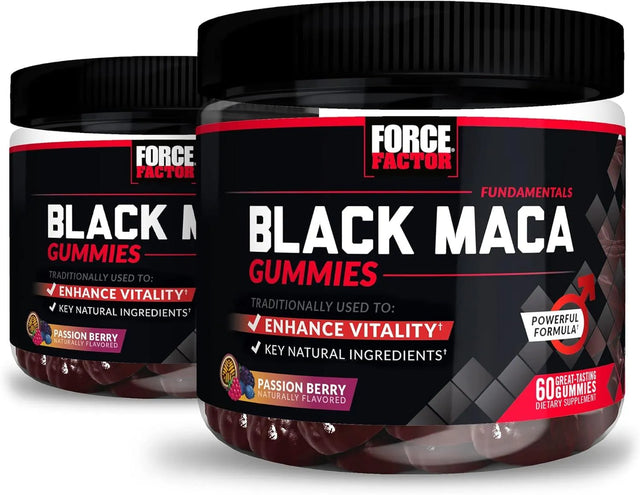 FORCE FACTOR - Force Factor Black Maca Gummies 60 Gomitas 2 Pack - The Red Vitamin MX - Suplementos Alimenticios - {{ shop.shopifyCountryName }}