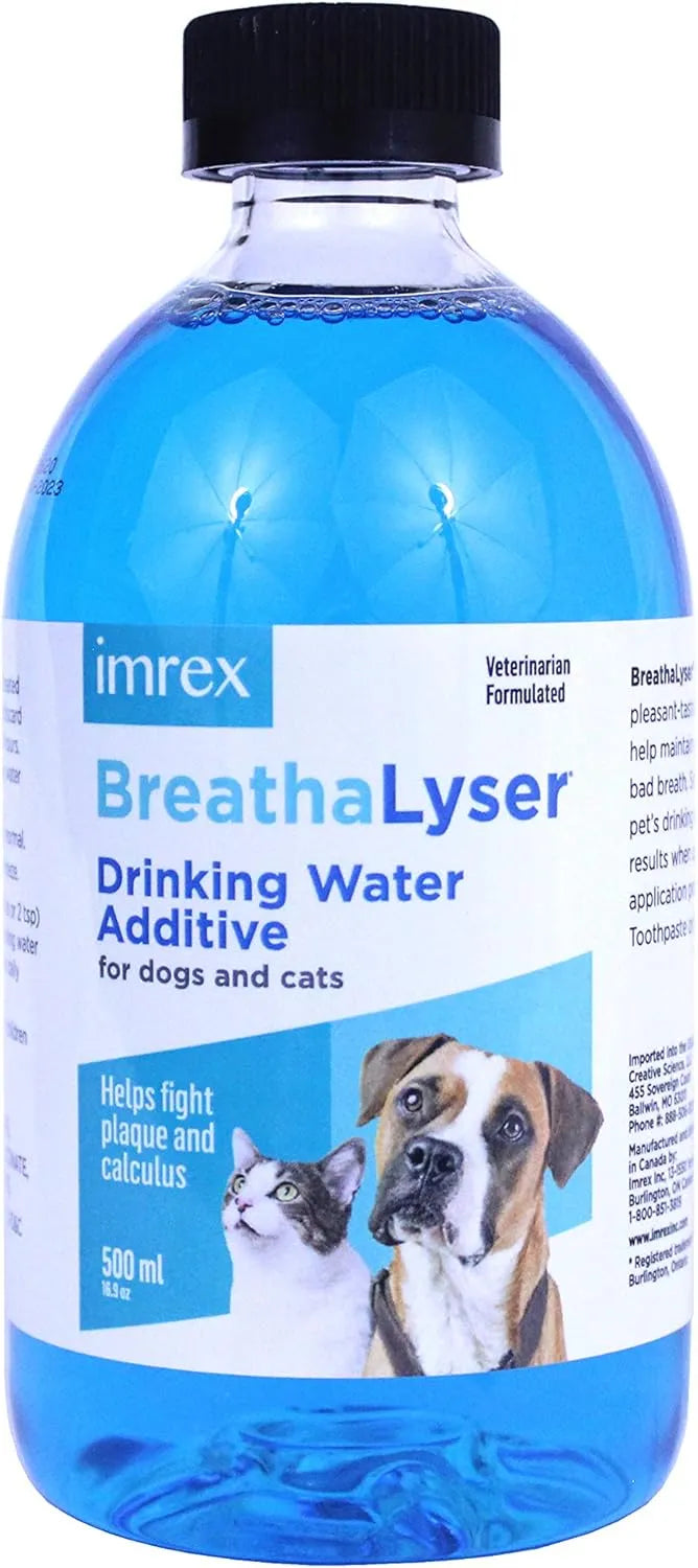 BREATHALYSER - Breathalyser Water Additive for Dogs and Cats 500Ml. - The Red Vitamin MX - Cuidado Dental Para Perros - {{ shop.shopifyCountryName }}