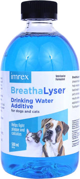 BREATHALYSER - Breathalyser Water Additive for Dogs and Cats 500Ml. - The Red Vitamin MX - Cuidado Dental Para Perros - {{ shop.shopifyCountryName }}