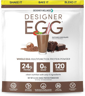 DESIGNER WELLNESS - Designer Wellness Designer Egg Natural Egg Yolk & Egg White Protein Powder Dutch Chocolate 352Gr. - The Red Vitamin MX - Suplementos Alimenticios - {{ shop.shopifyCountryName }}