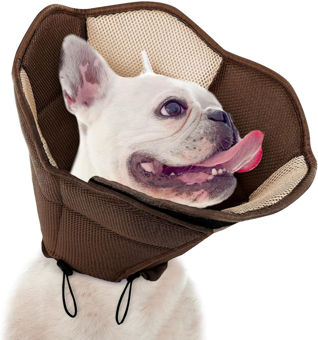 SUNFURA Dog Cone BROWN SMALL