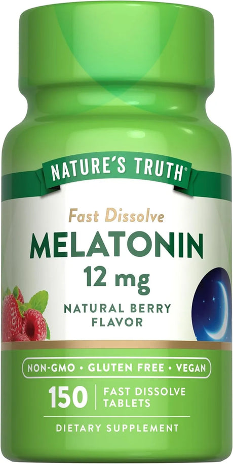 NATURE'S TRUTH - Nature's Truth Melatonin 12Mg. Natural Berry Flavor 150 Tabletas - The Red Vitamin MX - Suplementos Alimenticios - {{ shop.shopifyCountryName }}