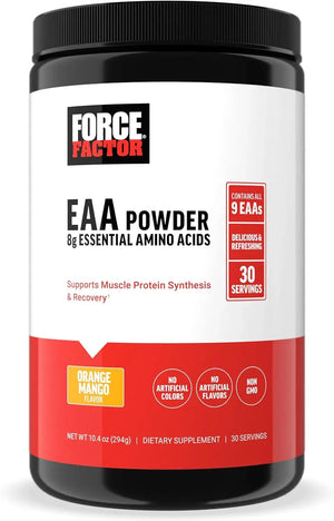 FORCE FACTOR - Force Factor Essential Amino Acids 30 Servicios Orange Mango 294Gr. - The Red Vitamin MX - Suplementos Alimenticios - {{ shop.shopifyCountryName }}