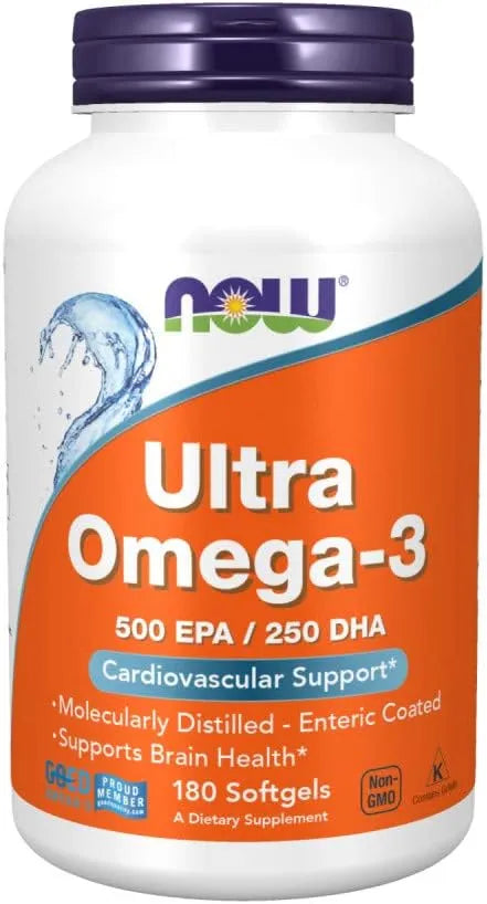 NOW SUPPLEMENTS - Now Supplements Ultra Omega-3 180 Capsulas Blandas - The Red Vitamin MX - Suplementos Alimenticios - {{ shop.shopifyCountryName }}