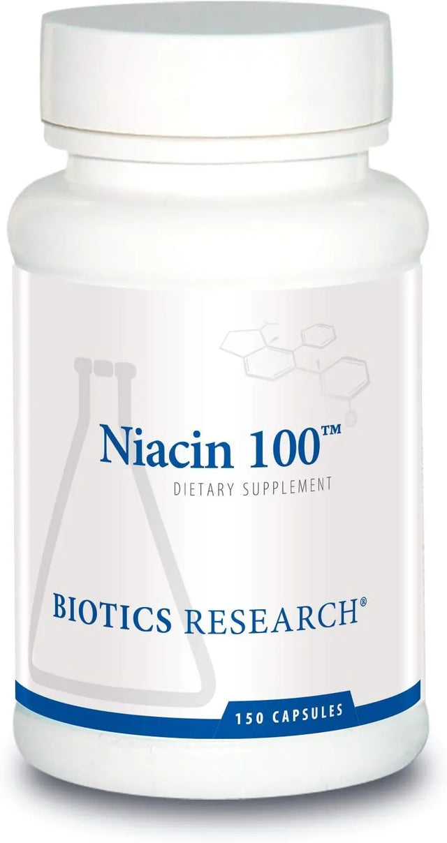 BIOTICS RESEARCH - Biotics Research Niacin 100Mg. 150 Capsulas - The Red Vitamin MX - Suplementos Alimenticios - {{ shop.shopifyCountryName }}