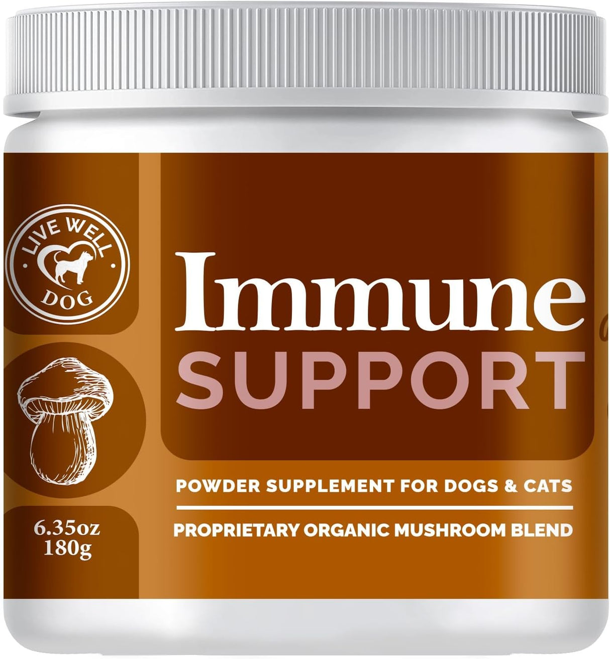 LIVE WELL DOG - Live Well Dog Immune Support Powder Food Topper 300Gr. - The Red Vitamin MX - Suplementos Herbales Para Perros - {{ shop.shopifyCountryName }}