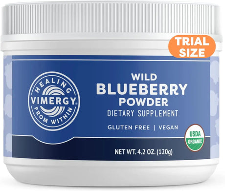 VIMERGY - Vimergy Wild Blueberry Powder 125Gr. - The Red Vitamin MX - Suplementos Alimenticios - {{ shop.shopifyCountryName }}