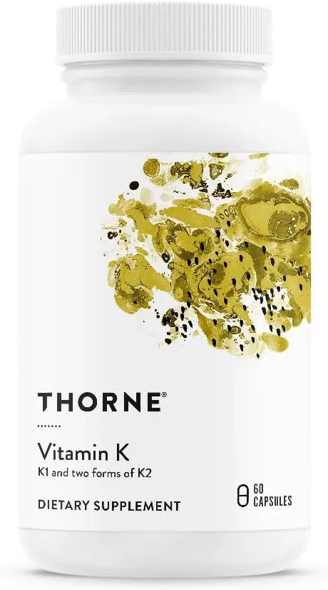 THORNE RESEARCH - THORNE Vitamin K 60 Capsulas - The Red Vitamin MX - Suplementos Alimenticios - {{ shop.shopifyCountryName }}