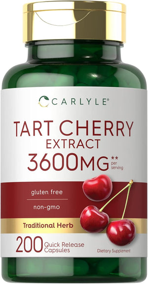 Carlyle Tart Cherry Extract 3600Mg. 200 Capsulas