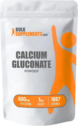 BULK SUPPLEMENTS - Bulk Supplements Calcium Gluconate Powder 1 Kg. - The Red Vitamin MX - Suplementos Alimenticios - {{ shop.shopifyCountryName }}