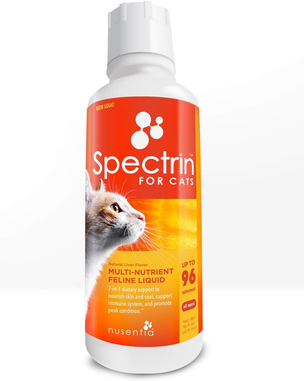 NUSENTIA Liquid Vitamin & Antioxidant Supplement for Cats 473Ml.