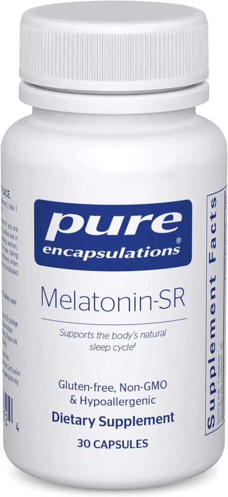 PURE ENCAPSULATIONS - Pure Encapsulations Melatonin-SR 30 Capsulas - The Red Vitamin MX - Suplementos Alimenticios - {{ shop.shopifyCountryName }}