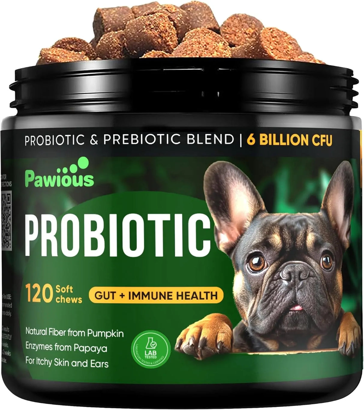 PAWIOUS - Pawious Probiotics for Dogs 120 Masticables - The Red Vitamin MX - Probióticos Para Perros - {{ shop.shopifyCountryName }}