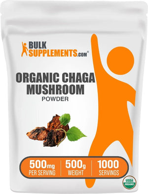 BULK SUPPLEMENTS - Bulk Supplements Organic Chaga Mushroom Powder 500Gr. - The Red Vitamin MX - Suplementos Alimenticios - {{ shop.shopifyCountryName }}