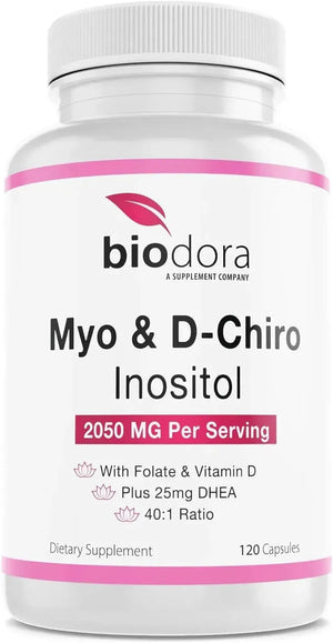 BIODORA - Biodora Myo & D-Chiro Inositol 120 Capsulas - The Red Vitamin MX - Suplementos Alimenticios - {{ shop.shopifyCountryName }}