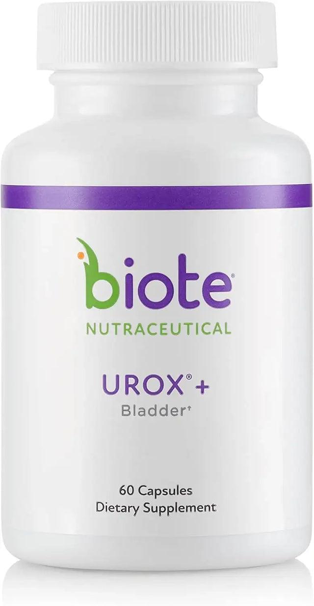BIOTE - Biote Nutraceuticals Urox+ Bladder Health 60 Capsulas - The Red Vitamin MX - Suplementos Alimenticios - {{ shop.shopifyCountryName }}