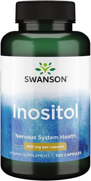 Swanson Inositol 650Mg. 100 Capsulas
