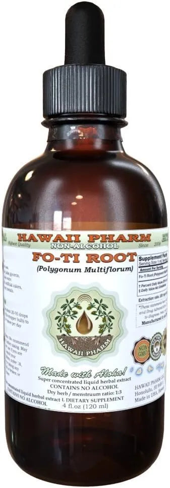 HAWAIIPHARM - Hawaii Pharm Fo-Ti Root Alcohol-FREE Liquid Extract 4 Fl.Oz. - The Red Vitamin MX - Suplementos Alimenticios - {{ shop.shopifyCountryName }}