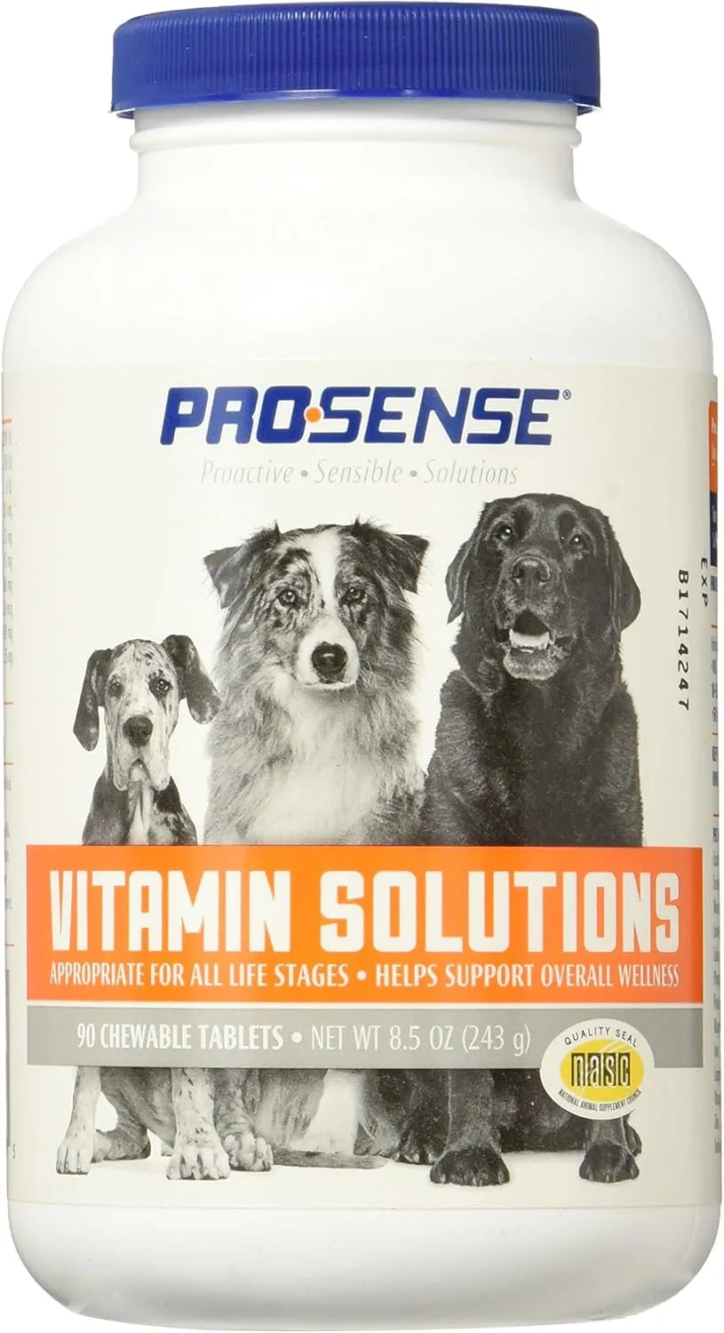 PROSENSE - ProSense Vitamin Solutions 90 Tabletas Masticables - The Red Vitamin MX - Multivitamínicos Para Perros - {{ shop.shopifyCountryName }}