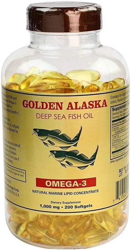 NCB - NCB Omega 3 Alaska Deep Sea Fish Oil 1000Mg. 200 Capsulas Blandas - The Red Vitamin MX - Suplementos Alimenticios - {{ shop.shopifyCountryName }}