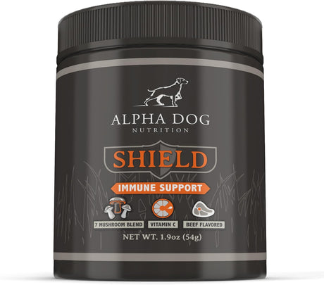 ALPHA DOG NUTRITION - Alpha Dog Nutrition Shield Allergy Immune Support 7 Nutritional Mushroom Powder Complex + Vitamin C 54Gr. - The Red Vitamin MX - Suplementos Herbales Para Perros - {{ shop.shopifyCountryName }}