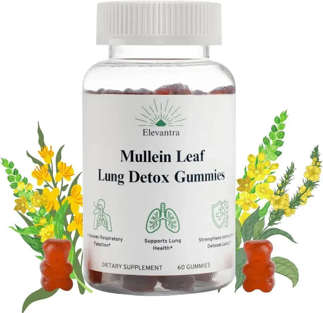 ELAVANTRA - Elavantra Mullein Leaf Lung Detox Gummies 60 Gomitas - The Red Vitamin MX - Suplementos Alimenticios - {{ shop.shopifyCountryName }}