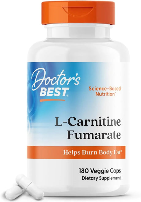 DOCTOR'S BEST - Doctor's BEST L-Carnitine Fumarate 500Mg. 180 Capsulas - The Red Vitamin MX - Suplementos Alimenticios - {{ shop.shopifyCountryName }}