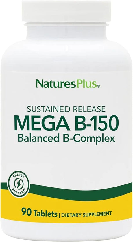 NATURES PLUS - Natures Plus Mega B-150 Complex 90 Tabletas - The Red Vitamin MX - Suplementos Alimenticios - {{ shop.shopifyCountryName }}