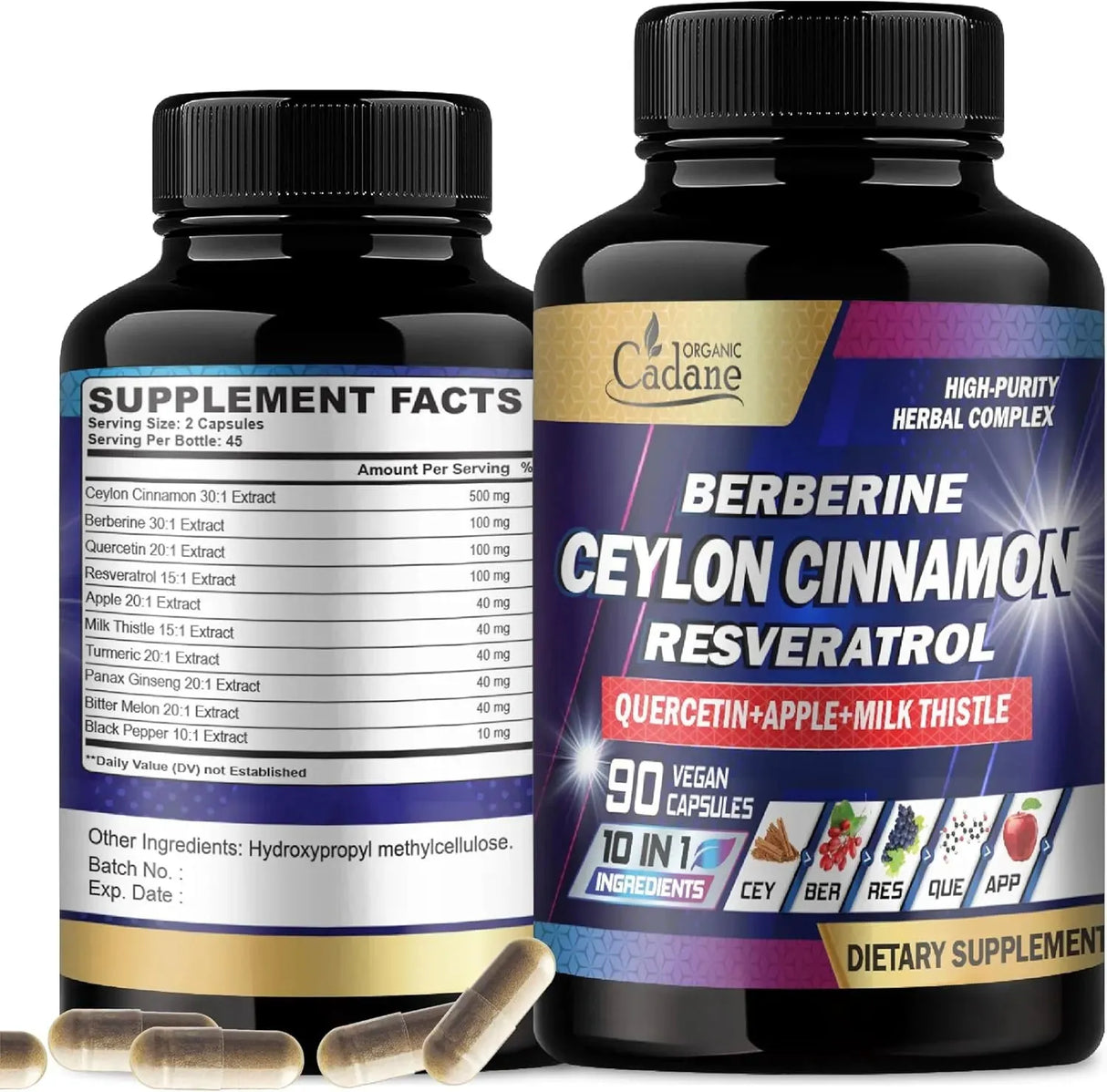 ORGANIC CADANE - Organic Cadane Ceylon Cinnamon 90 Capsulas - The Red Vitamin MX - Suplementos Alimenticios - {{ shop.shopifyCountryName }}