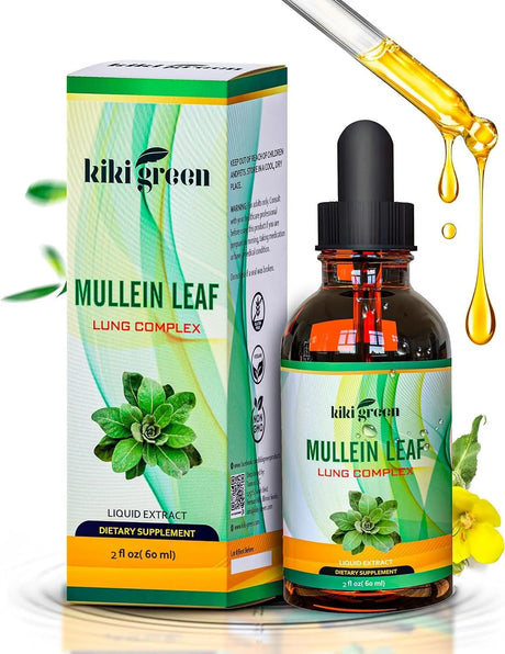 KIKI GREEN - KIKI Green Liquid Mullein Leaf Tincture 2 Fl.Oz. - The Red Vitamin MX - Suplementos Alimenticios - {{ shop.shopifyCountryName }}