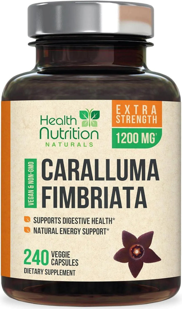 HEALTH NUTRITION NATURALS - Health Nutrition Naturals Caralluma Fimbriata Extract 1200Mg. 240 Capsulas - The Red Vitamin MX - Suplementos Alimenticios - {{ shop.shopifyCountryName }}