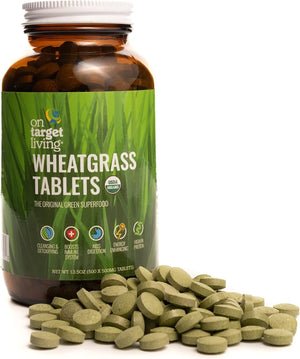 ON TARGET LIVING - On Target Living Wheatgrass 500 Tabletas - The Red Vitamin MX - Suplementos Alimenticios - {{ shop.shopifyCountryName }}