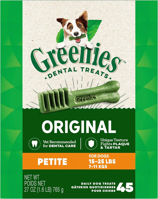GREENIES - Greenies Original Petite Natural Dental Care Dog Treats 45 Piezas - The Red Vitamin MX - Cuidado Dental Para Perros - {{ shop.shopifyCountryName }}