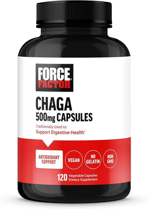 FORCE FACTOR - FORCE FACTOR Chaga Mushrooms 120 Capsulas - The Red Vitamin MX - Suplementos Alimenticios - {{ shop.shopifyCountryName }}